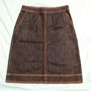 Boden Denim Skirt 6R